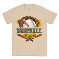Mushroom western baseball with sunflower Classic Tee - BundleAndBundleShop