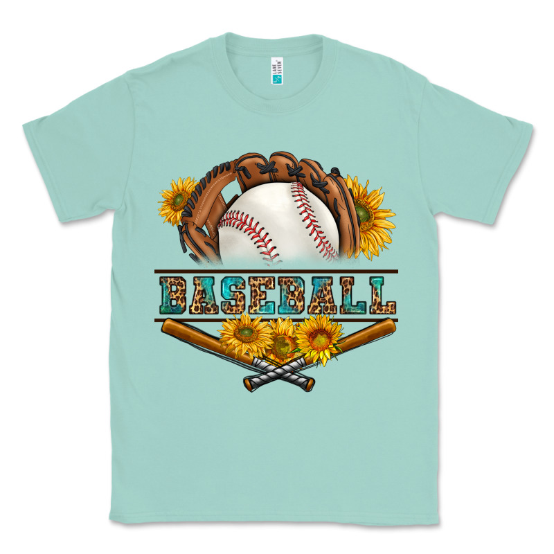 Western Baseball With Sunflower Classic Tee by BundleAndBundleShop | Teevron