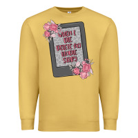 Antique Gold when i die delete my kindle history Premium Sweatshirt - MaliasSmallBusiness