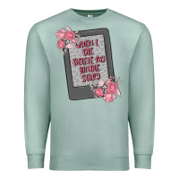 Seafoam when i die delete my kindle history Premium Sweatshirt - MaliasSmallBusiness