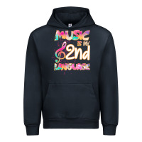 Navy Cool I Love Music Shirt Gifts Music Is My Second Language Urban Hoodie - Bettercallsaul