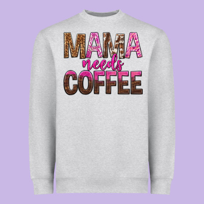 Mama Needs Coffee Tbw Heavyweight Sweatshirt Designed By Texasbilliewilder