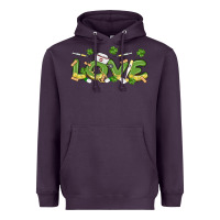 Plum st patricks love nurse Heavyweight Hoodie - MaliasSmallBusiness