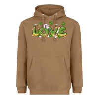 Toasted Coconut st patricks love nurse Heavyweight Hoodie - MaliasSmallBusiness