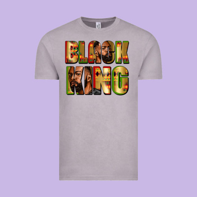 Black King Juneteenth Vintage Tee Designed By Zillion Design Studio