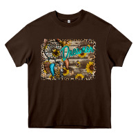 Chocolate Brown dreamer Heavy Core Tee - RacoonDesign