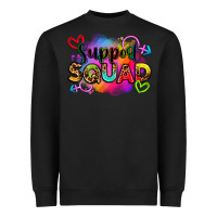 Black support squad Heavyweight Sweatshirt - Zillion Design Studio