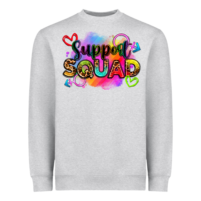 Support Squad Heavyweight Sweatshirt by Zillion Design Studio | Teevron