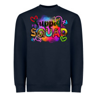 Navy support squad Heavyweight Sweatshirt - Zillion Design Studio