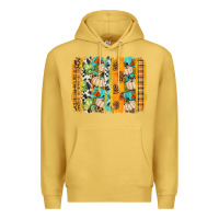 Antique Gold fall brushstroke Premium Hoodie - BundleAndBundleShop