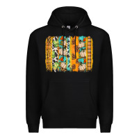 Black fall brushstroke Premium Hoodie - BundleAndBundleShop