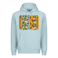 Blue Mist fall brushstroke Premium Hoodie - BundleAndBundleShop