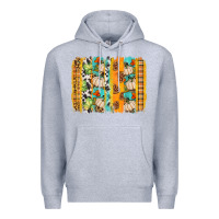 Heather Grey fall brushstroke Premium Hoodie - BundleAndBundleShop