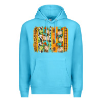 Ocean Blue fall brushstroke Premium Hoodie - BundleAndBundleShop
