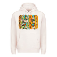 Pale Pink fall brushstroke Premium Hoodie - BundleAndBundleShop