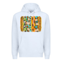 White fall brushstroke Premium Hoodie - BundleAndBundleShop