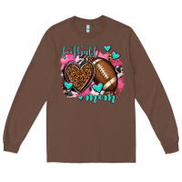 Chestnut football mom Long Sleeve Tee - AdoDesignShop
