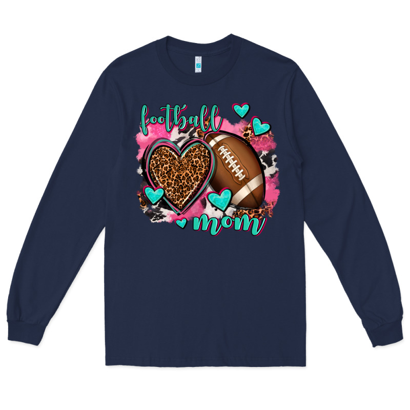 Football Mom Long Sleeve Tee by AdoDesignShop | Teevron