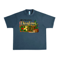 Midnight Navy all i want for christmas is cure childhood cancer Urban Heavy Tee - FaDigitalArtStudio