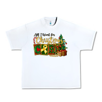 White all i want for christmas is cure childhood cancer Urban Heavy Tee - FaDigitalArtStudio