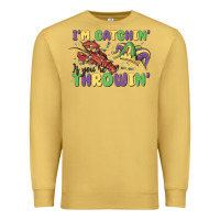 Antique Gold i'm catchin' if you're throwin' Premium Sweatshirt - MaliasSmallBusiness