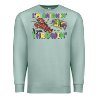 Seafoam i'm catchin' if you're throwin' Premium Sweatshirt - MaliasSmallBusiness