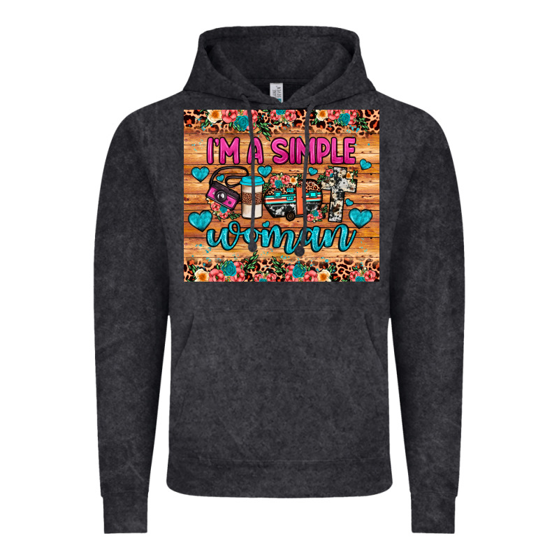 I'm A Simple Woman Vintage Hoodie by JahusDesignShop | Teevron