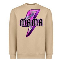 Mushroom mama neon leopard lightning bolt Heavyweight Sweatshirt - texasbilliewilder