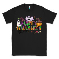 Black happy halloween Classic Tee - AdoDesignShop