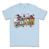 Dusty Blue happy halloween Classic Tee - AdoDesignShop
