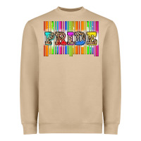 Mushroom pride barcode Heavyweight Sweatshirt - Zillion Design Studio
