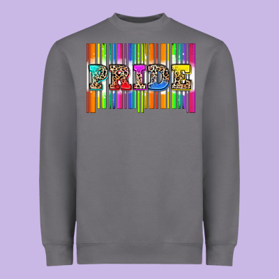 Pride Barcode Heavyweight Sweatshirt Designed By Zillion Design Studio