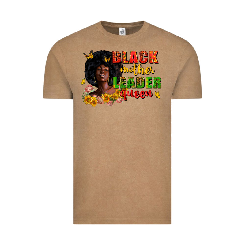 Black Mother Leader Queen Juneteenth Vintage Tee by Zillion Design Studio | Teevron
