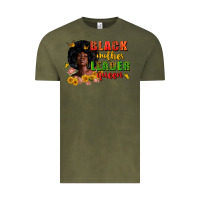 Vintage Olive Black mother leader queen juneteenth Vintage Tee - Zillion Design Studio