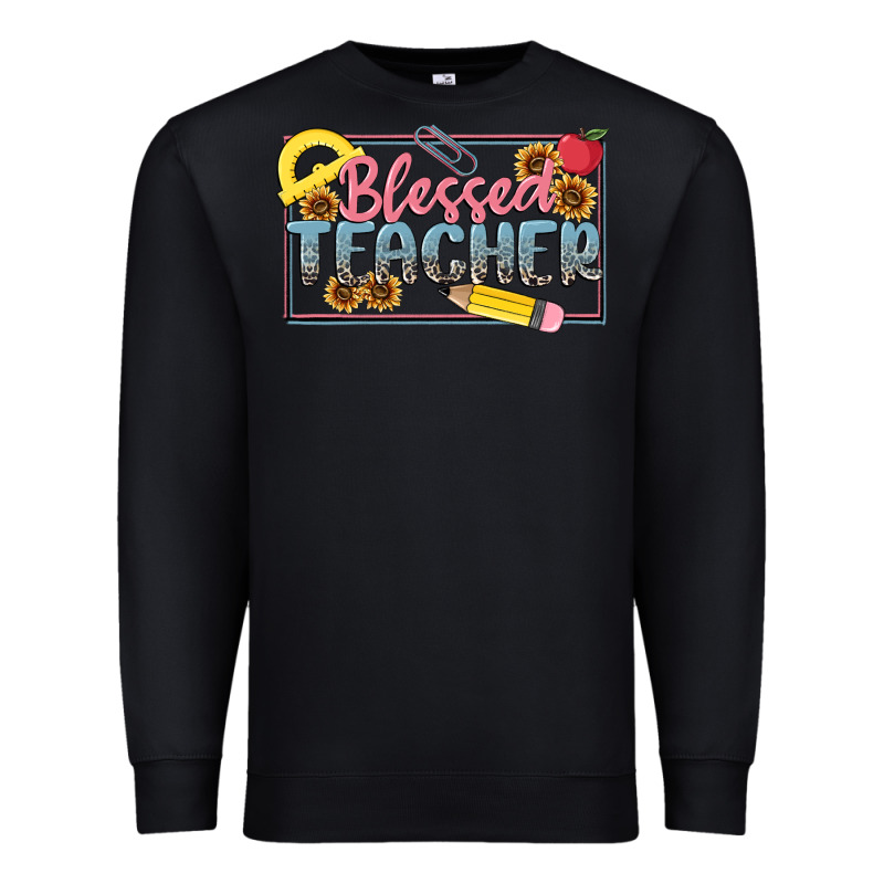 Blessed Teacher Premium Sweatshirt by MaliasSmallBusiness | Teevron