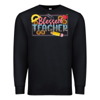 Black blessed teacher Premium Sweatshirt - MaliasSmallBusiness