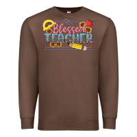 Chestnut blessed teacher Premium Sweatshirt - MaliasSmallBusiness