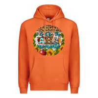 Carrot i do it for the aha moments round earring Premium Hoodie - BundleAndBundleShop