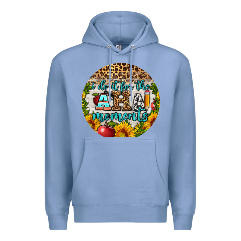 I Do It For The Aha Moments Round Earring Premium Hoodie by BundleAndBundleShop | Teevron
