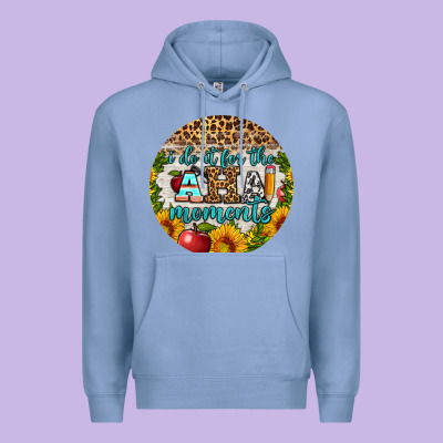 I Do It For The Aha Moments Round Earring Premium Hoodie Designed By Bundleandbundleshop