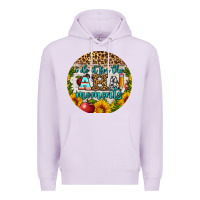 Lilac i do it for the aha moments round earring Premium Hoodie - BundleAndBundleShop