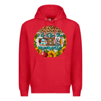 Red i do it for the aha moments round earring Premium Hoodie - BundleAndBundleShop