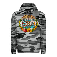 Slate Camo i do it for the aha moments round earring Premium Hoodie - BundleAndBundleShop