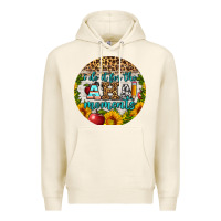 Tofu i do it for the aha moments round earring Premium Hoodie - BundleAndBundleShop