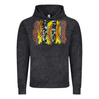 Vintage Black softball brushstroke Vintage Hoodie - Zillion Design Studio