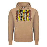 Vintage Coffee softball brushstroke Vintage Hoodie - Zillion Design Studio