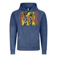 Vintage Denim softball brushstroke Vintage Hoodie - Zillion Design Studio