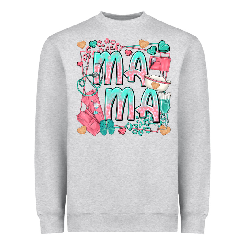 Mama Nurse Heavyweight Sweatshirt by texasbilliewilder | Teevron