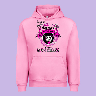 I'm A Pitbull Mom Just Like A Normal Mom Urban Hoodie Designed By Bettercallsaul