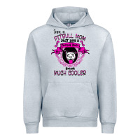 Heather Grey I'm A Pitbull Mom Just Like A Normal Mom Urban Hoodie - Bettercallsaul